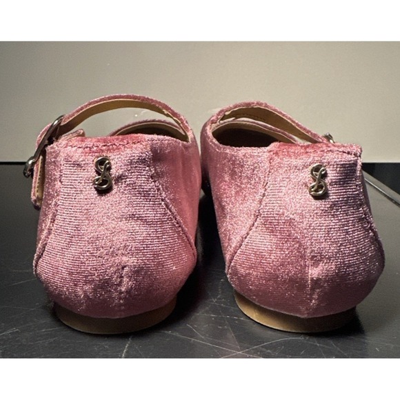 Sam & Libby Women Size 8.5 Fredi Mary Jane Flat Black Cherry - Picture 5 of 11